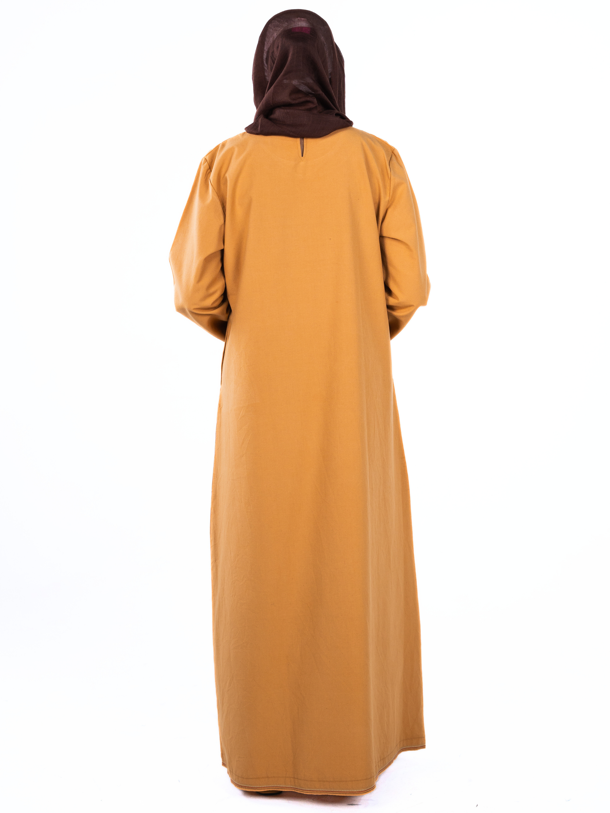 Heritage Cotton Abaya - Camel