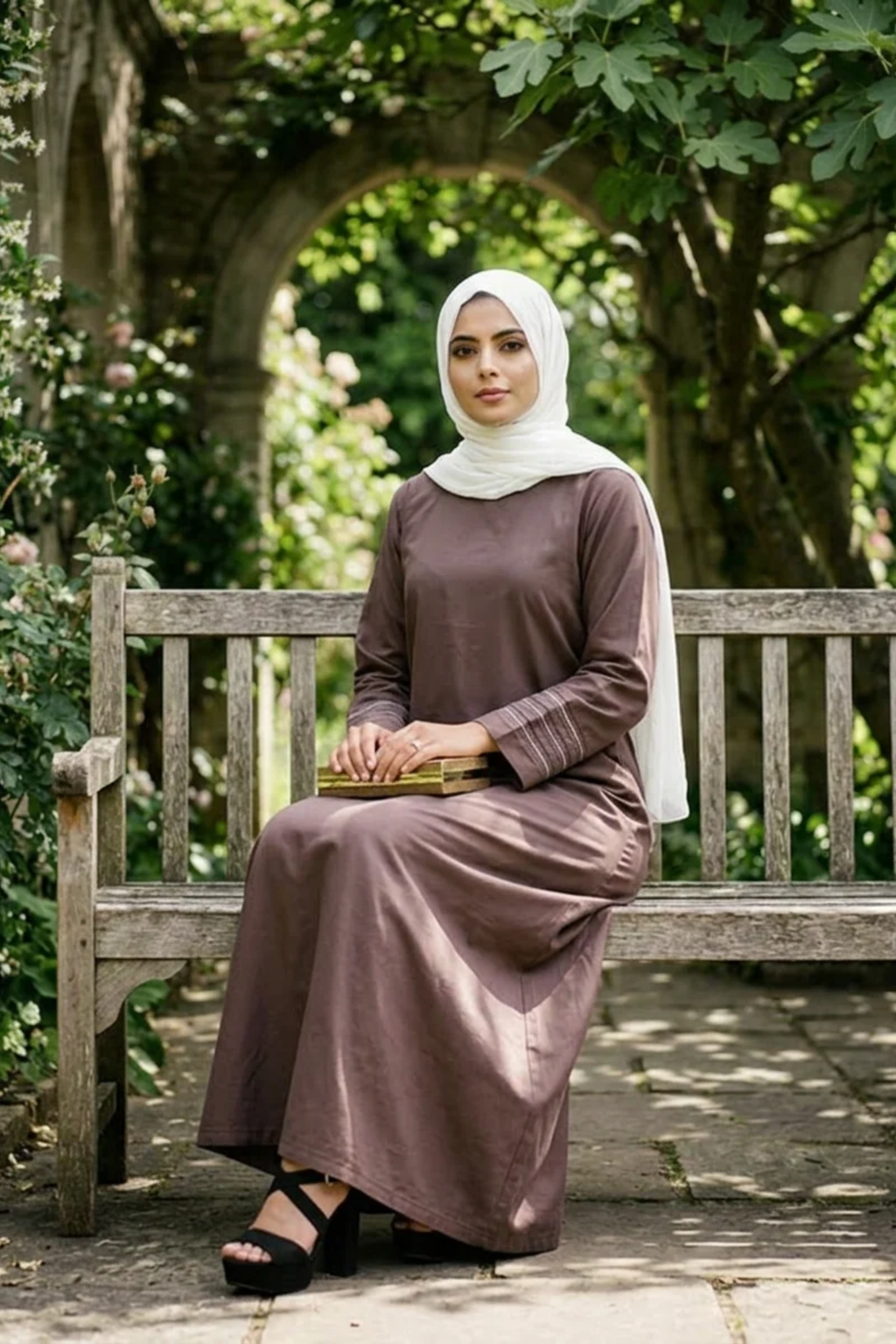 Signature Cotton Abaya – Espresso