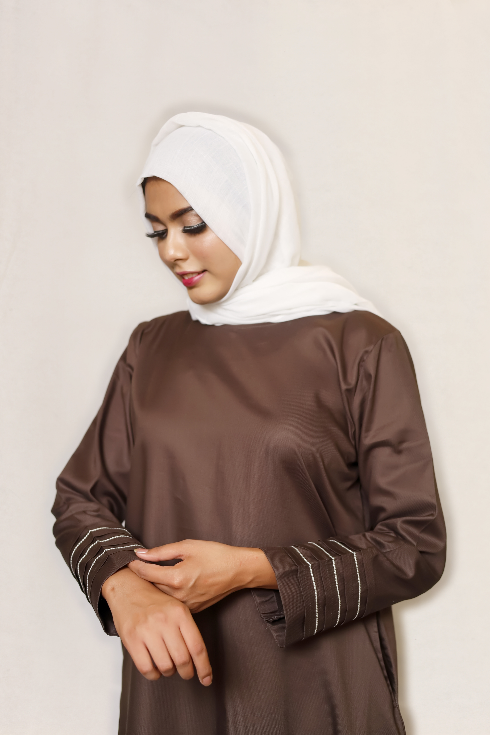 Signature Cotton Abaya – Espresso