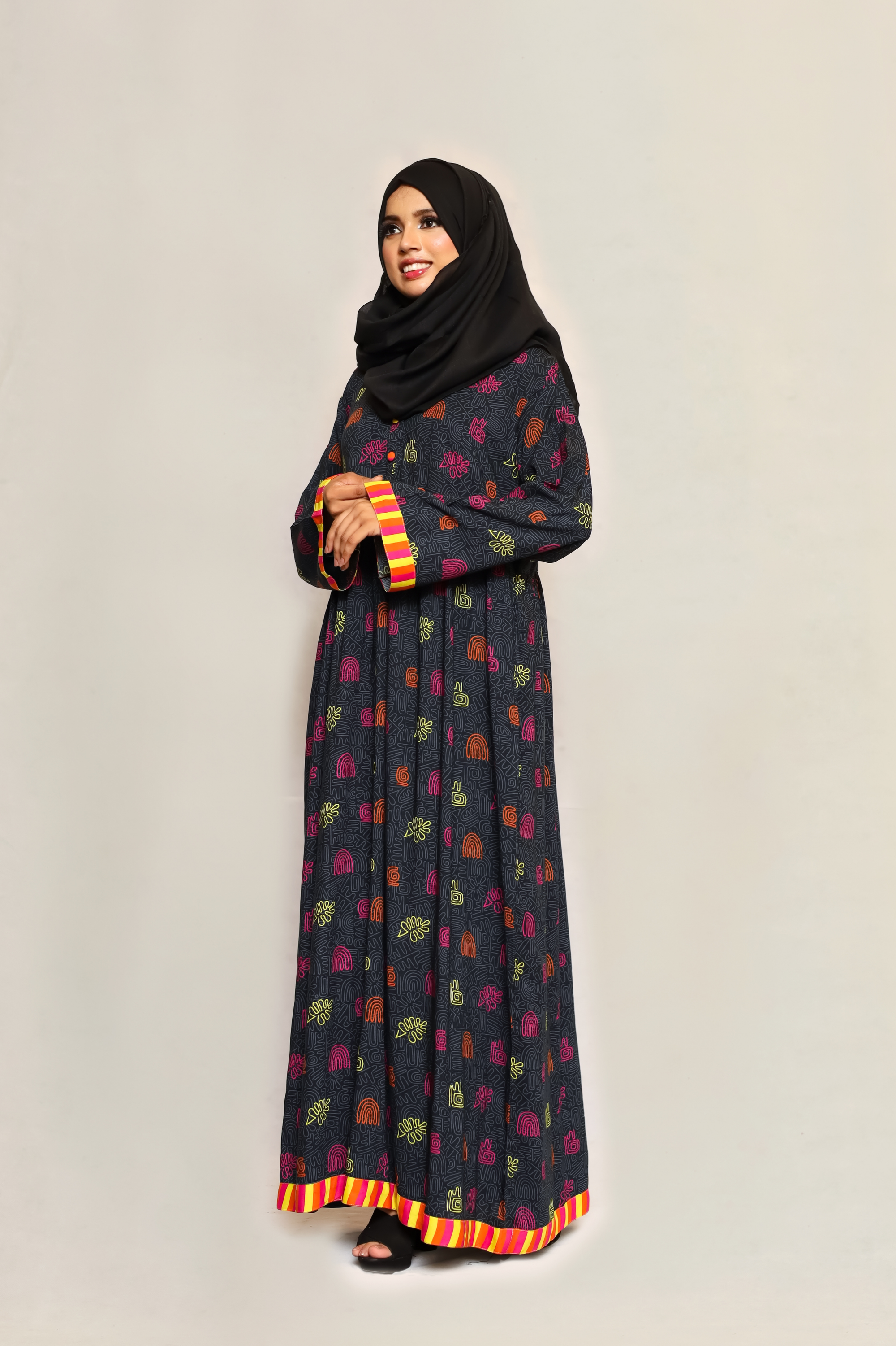 Maternity Maxi Dress - Fluo