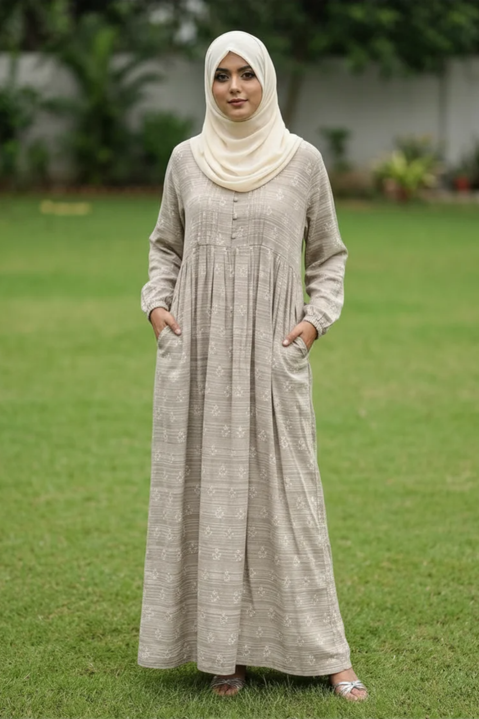 Maternity Maxi Dress - Mocha