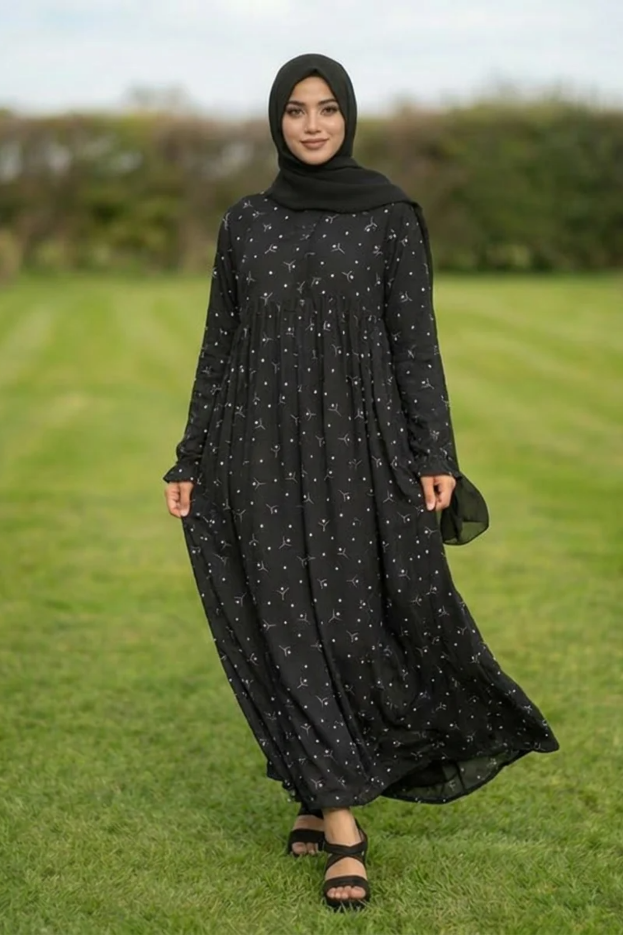 Maternity Maxi Dress - Black