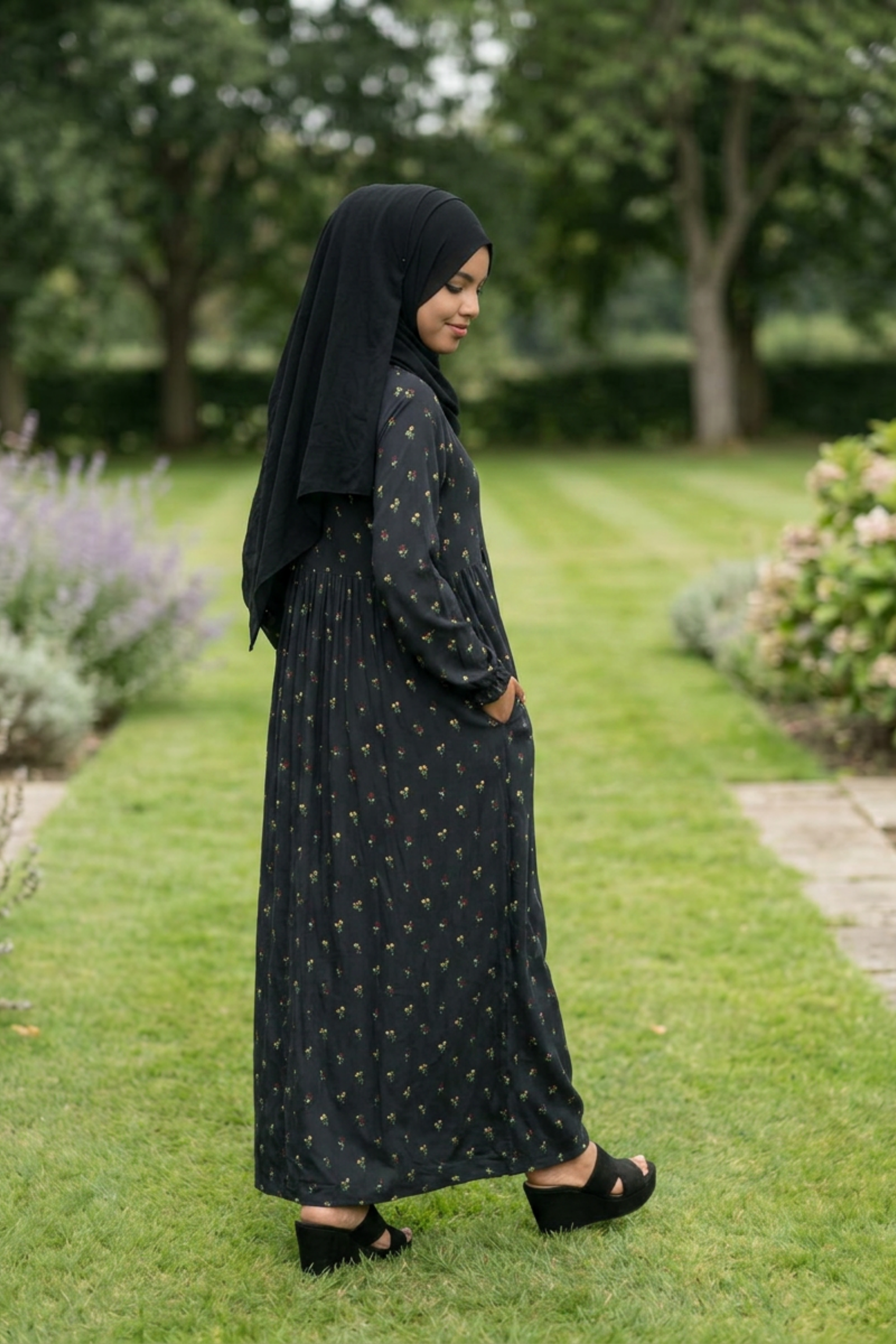 Maternity Maxi Dress - Wildflowers