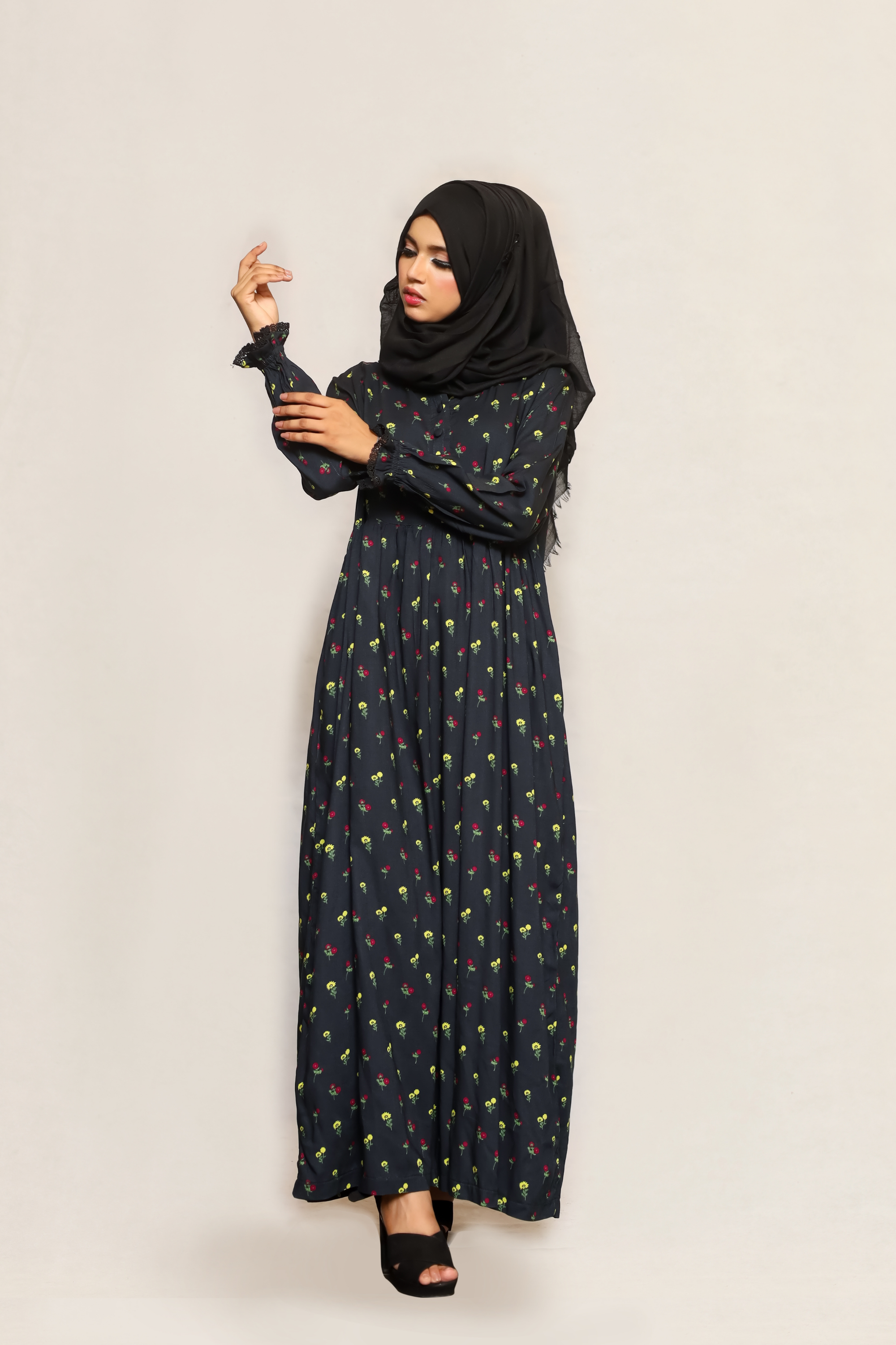 Maternity Maxi Dress - Wildflowers