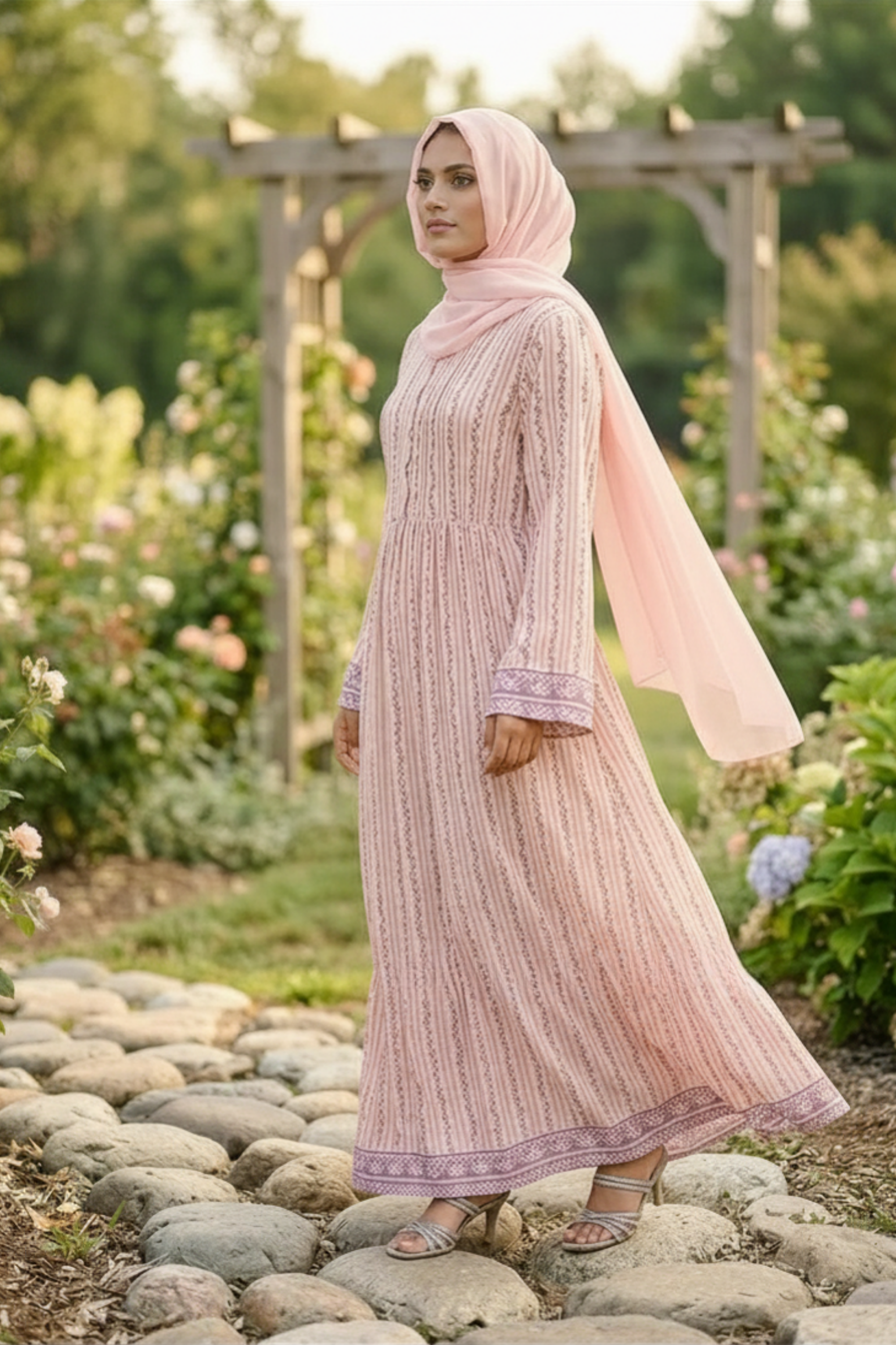 Maternity Maxi Dress - Blush