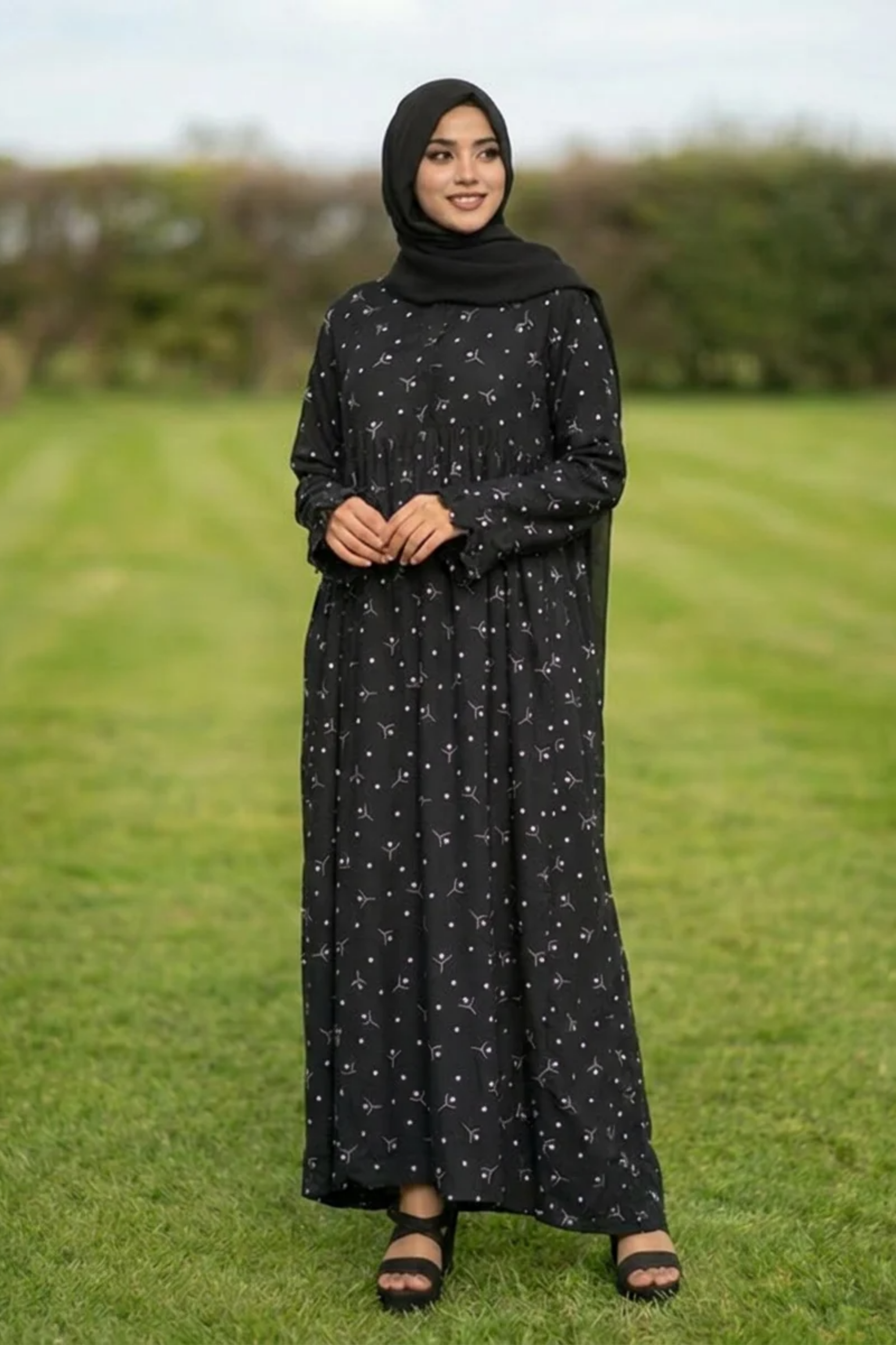 Maternity Maxi Dress - Black