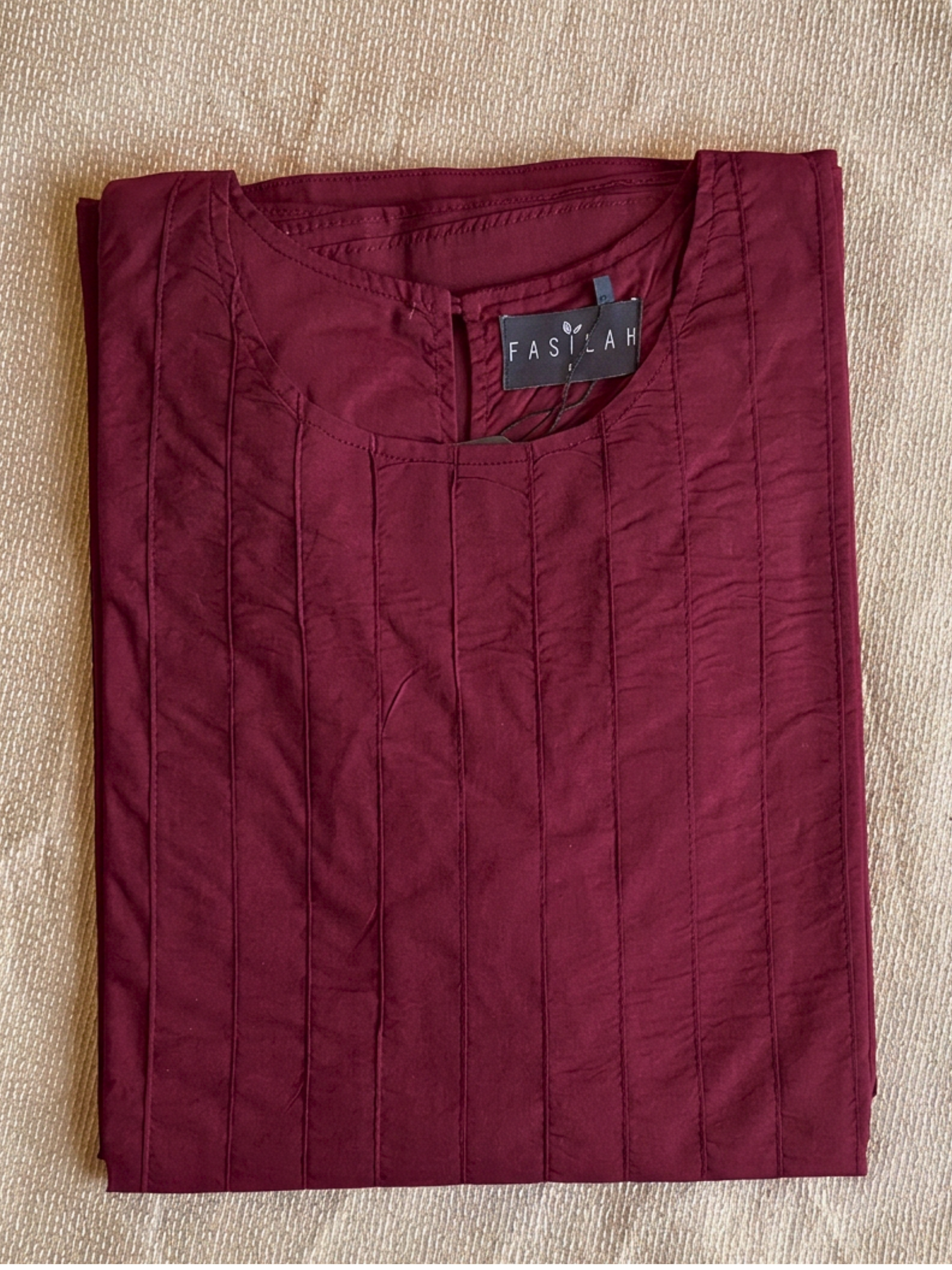 Hajj&Umrah | Premium Cotton Abaya in  Mulberry