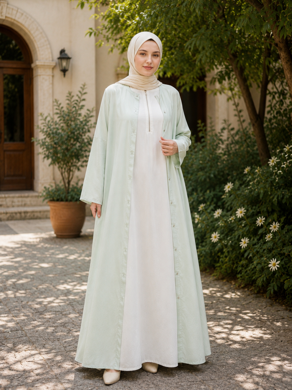 Hajj & Umrah | Abaya Set in Pastels