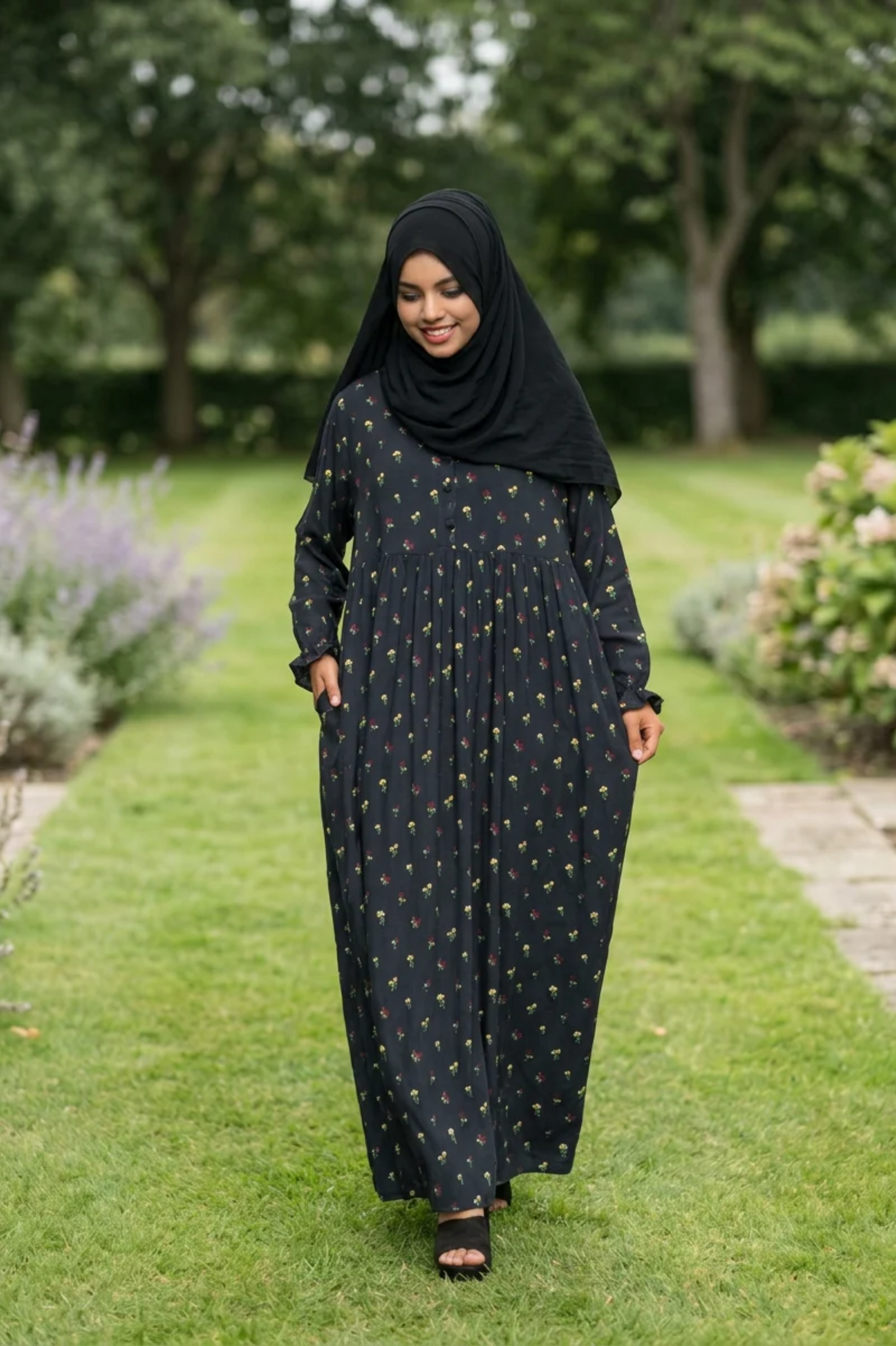 Maternity Maxi Dress - Wildflowers