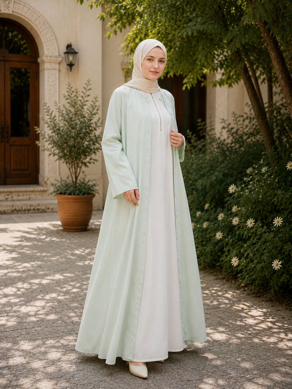 Hajj & Umrah | Abaya Set in Pastels