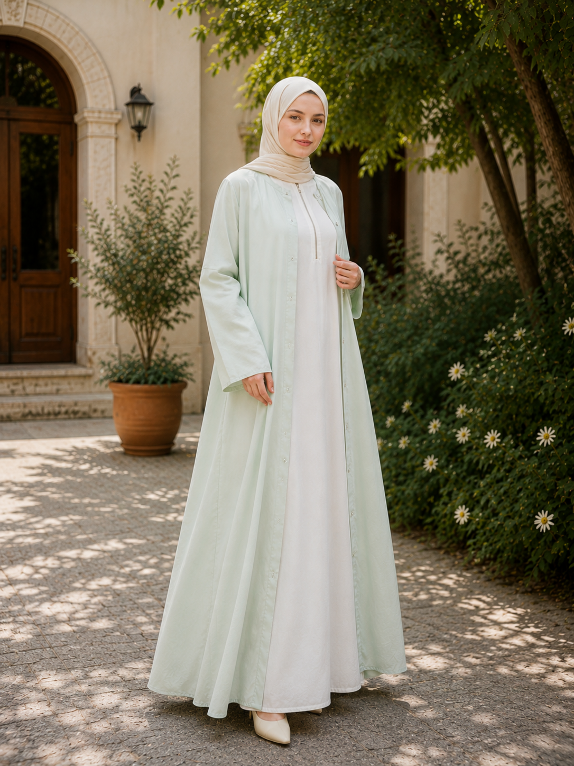 Hajj & Umrah | Abaya Set in Pastels