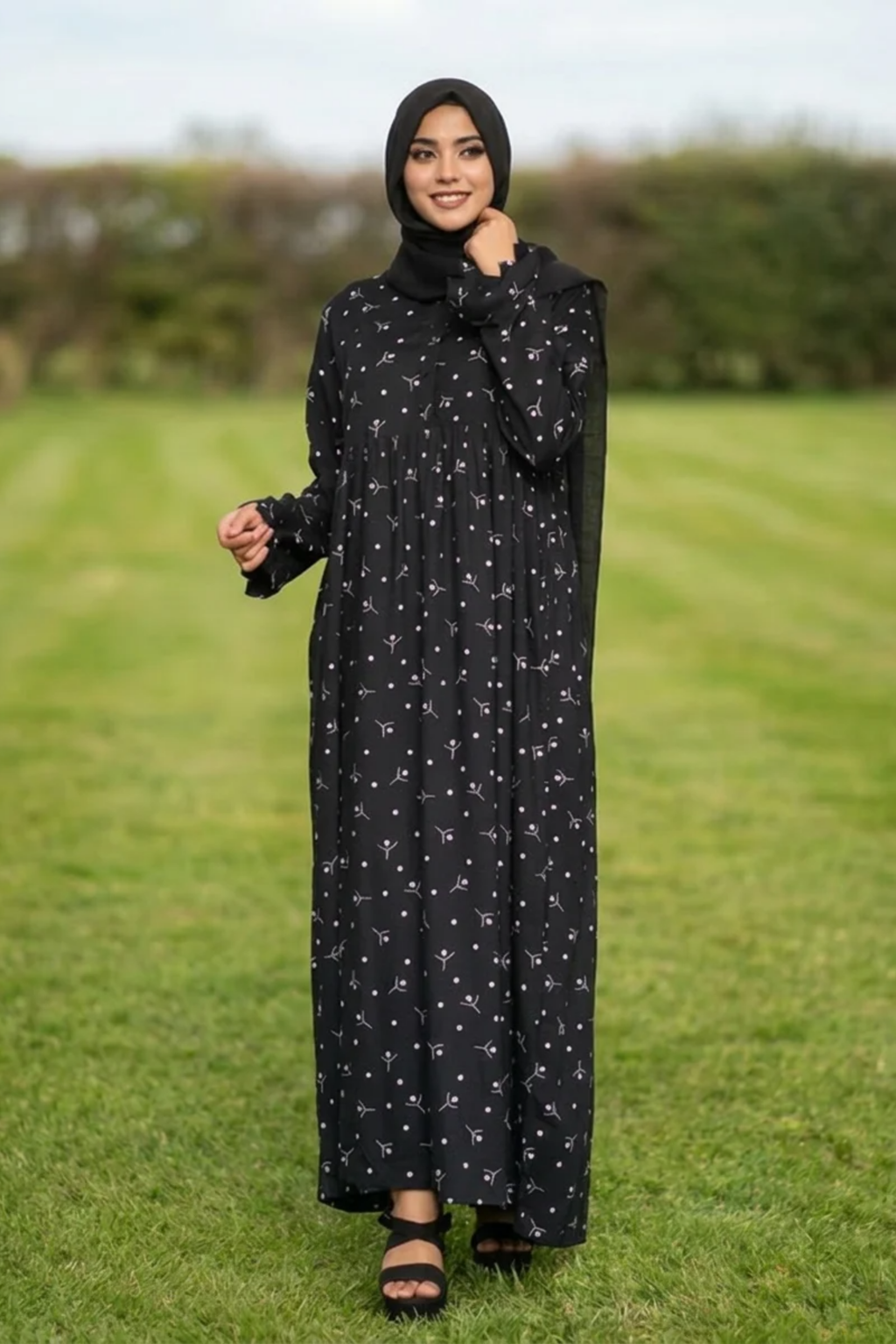 Maternity Maxi Dress - Black