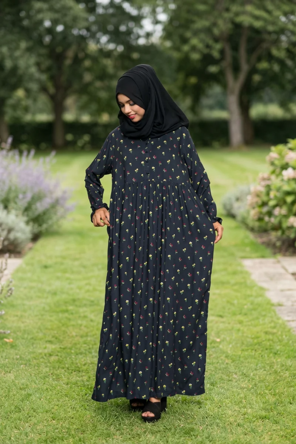 Maternity Maxi Dress - Wildflowers