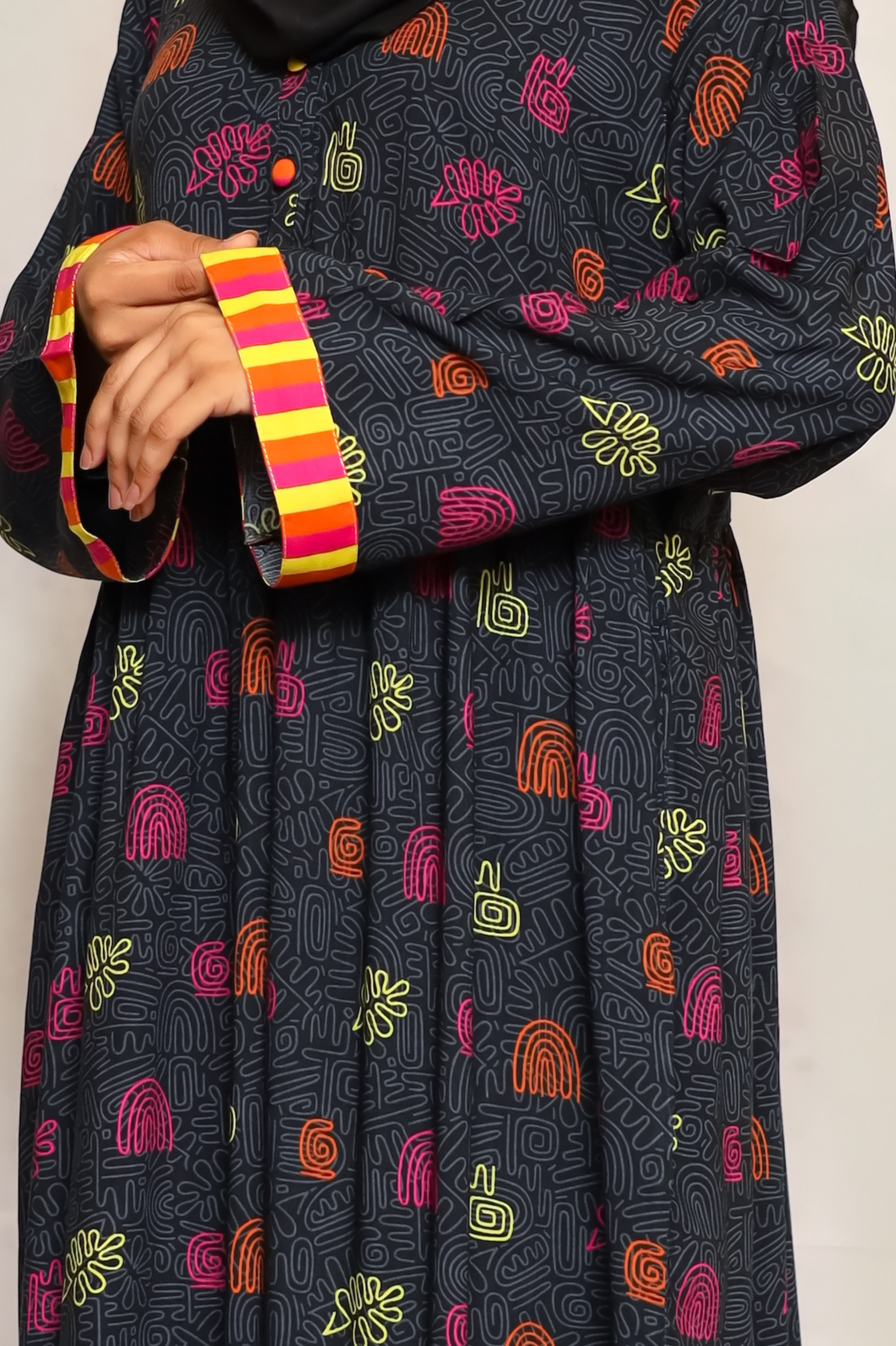 Maternity Maxi Dress - Fluo