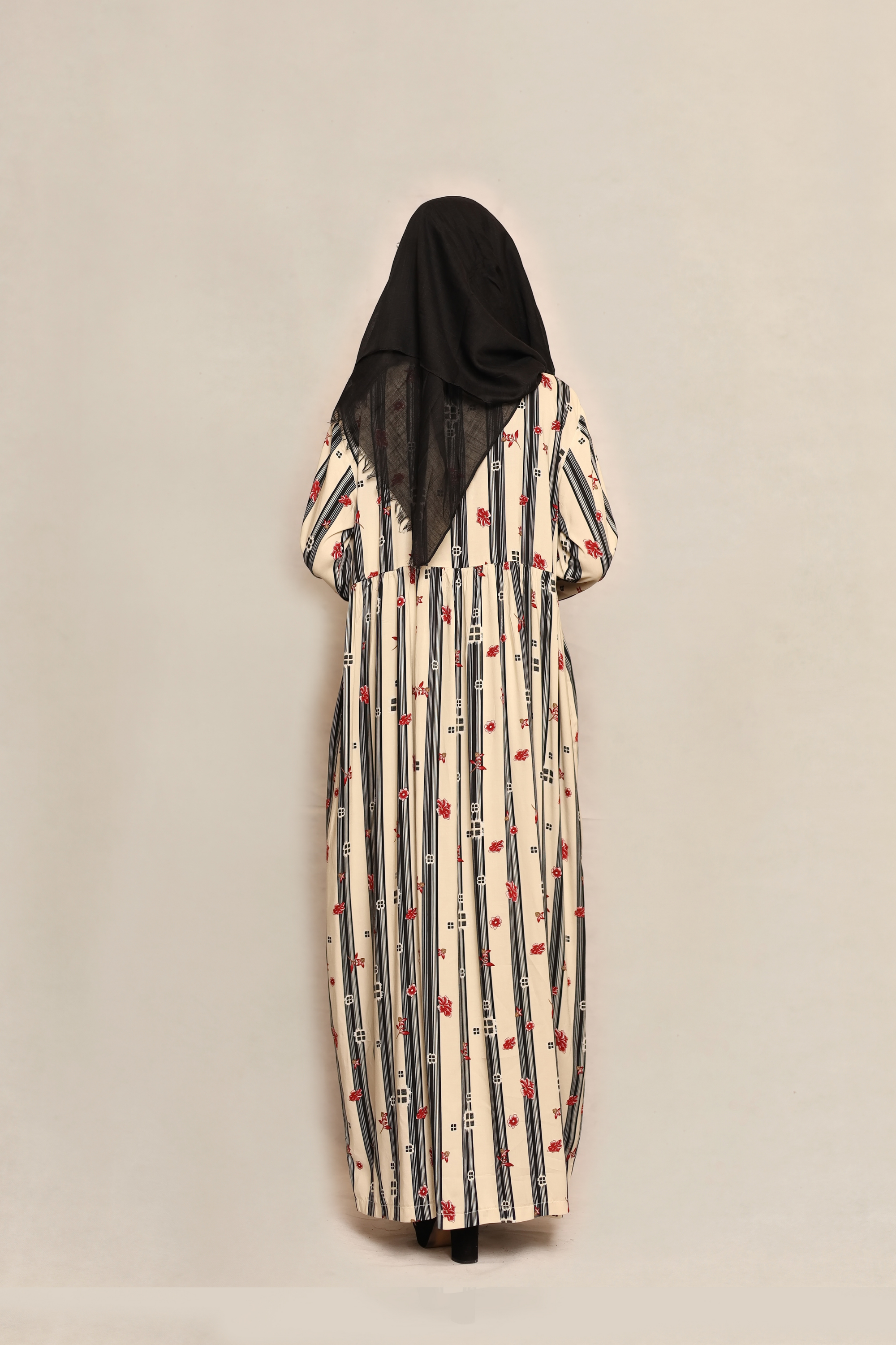 Maternity Maxi Dress - Crimson Bloom