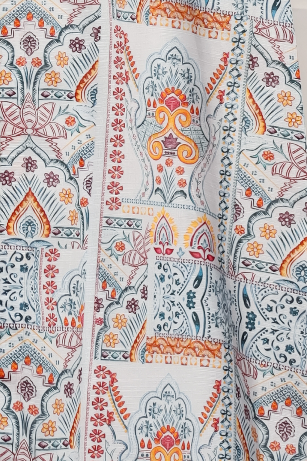 Printed Open Abaya - Multicolour