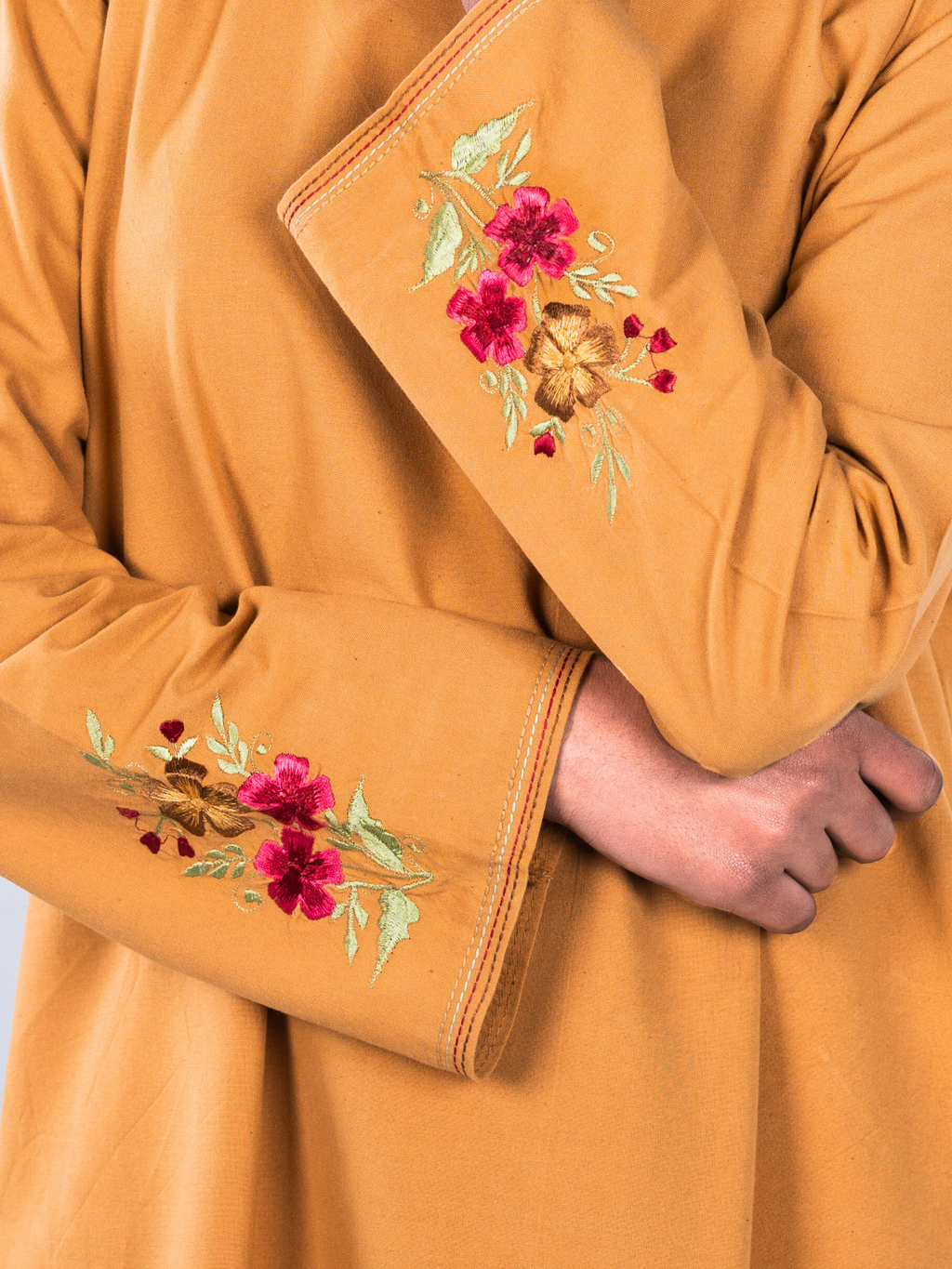 Heritage Cotton Abaya - Camel