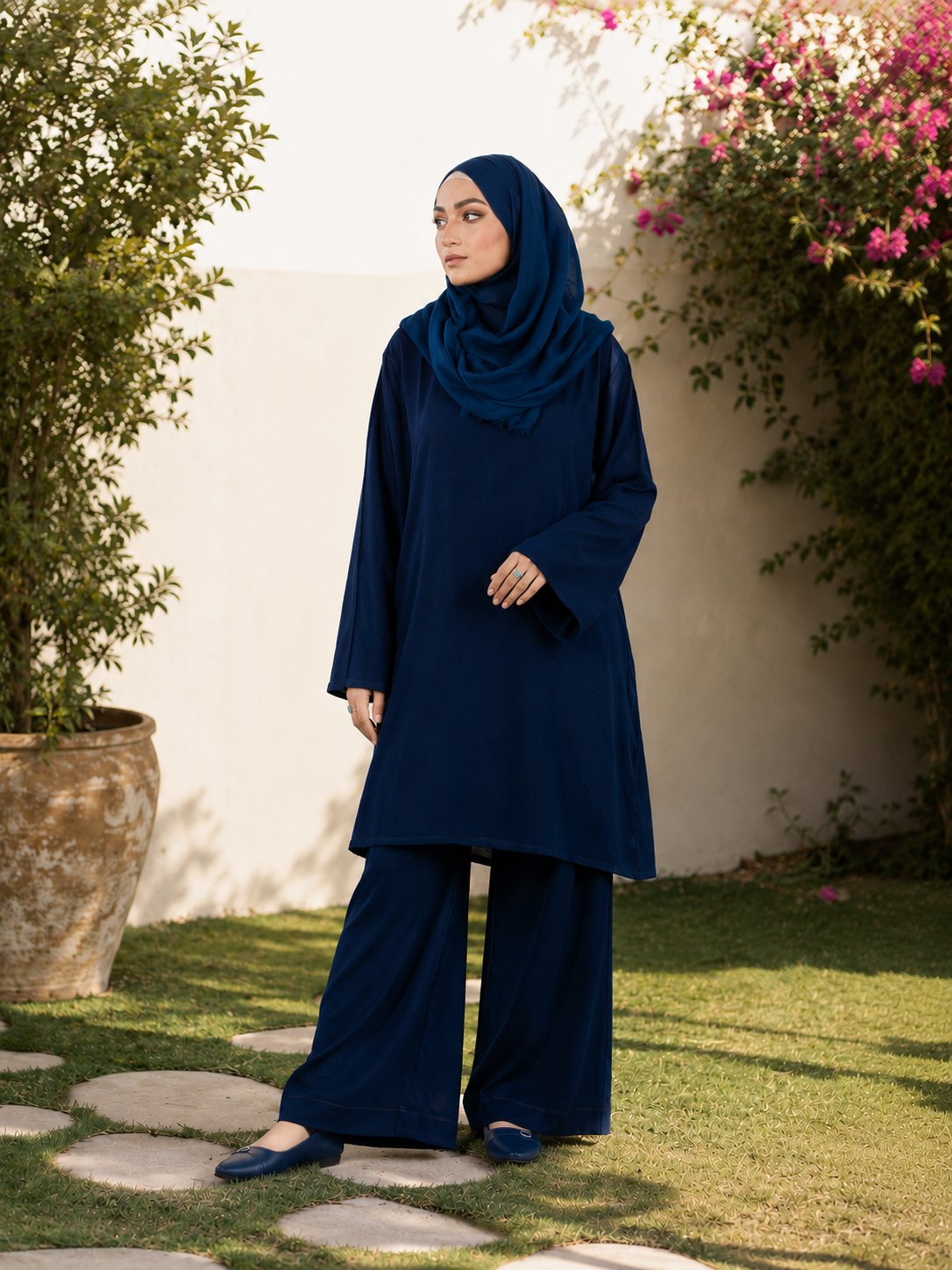 Essentail Linen Suit - Tunic & Trousers