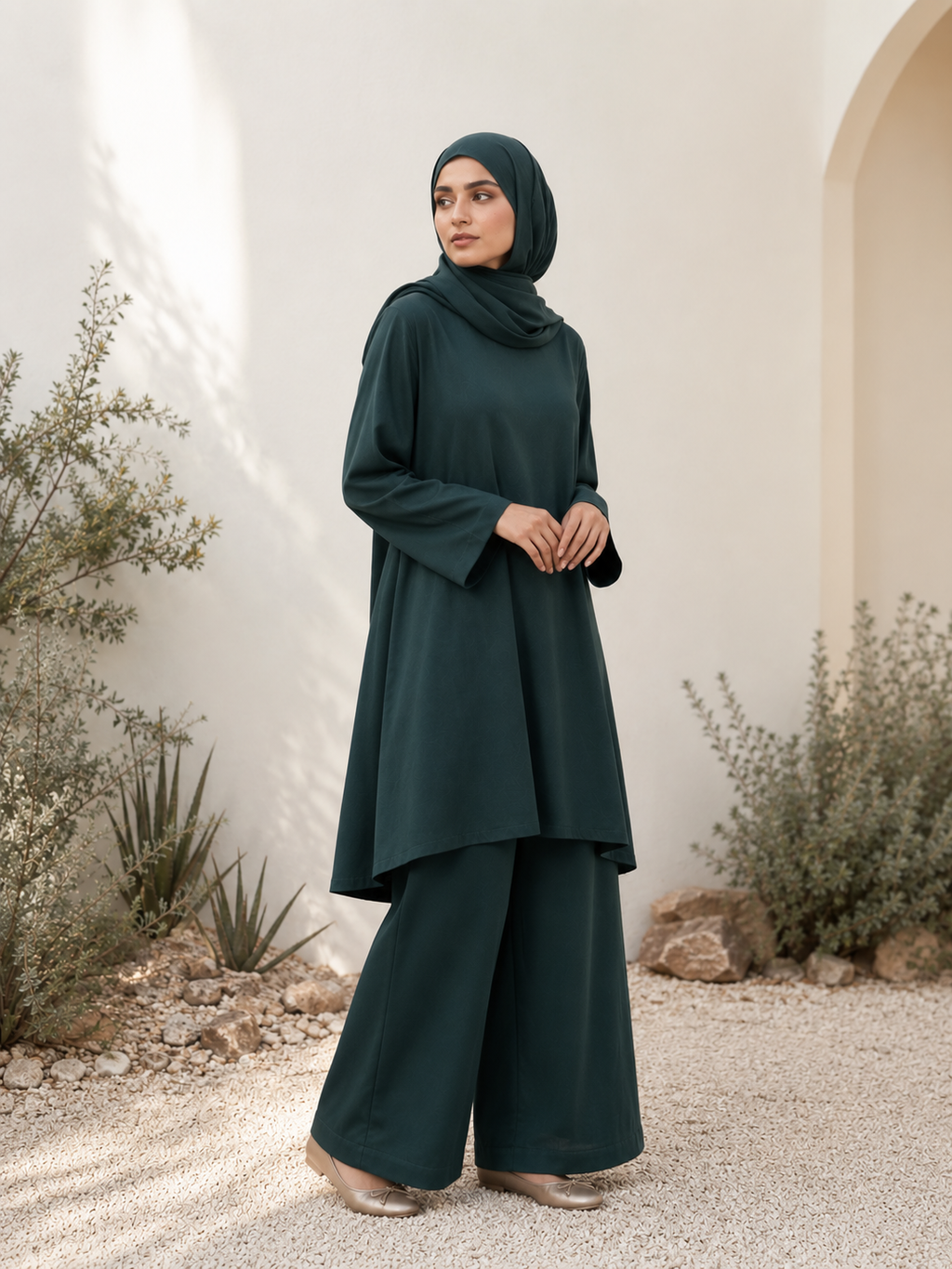 Essentail Linen Suit - Tunic & Trousers