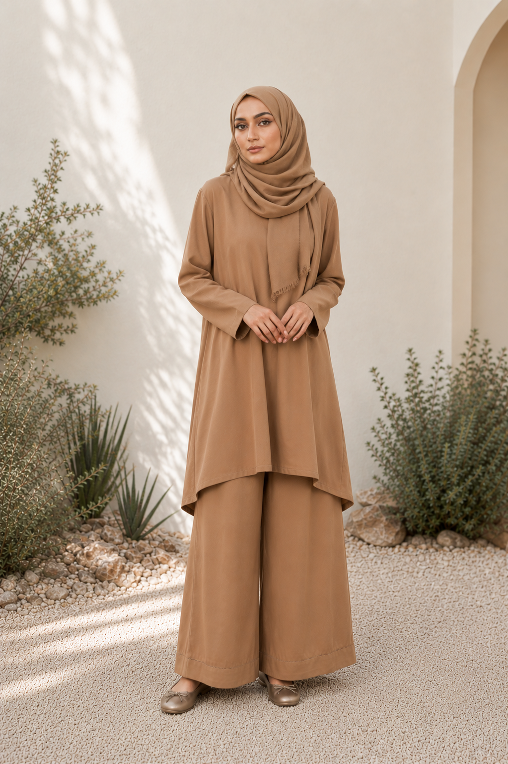 Essentail Linen Suit - Tunic & Trousers