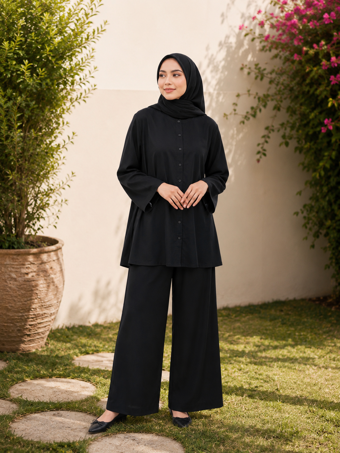 Essentail Linen Suit - Button-up Shirt & Trousers