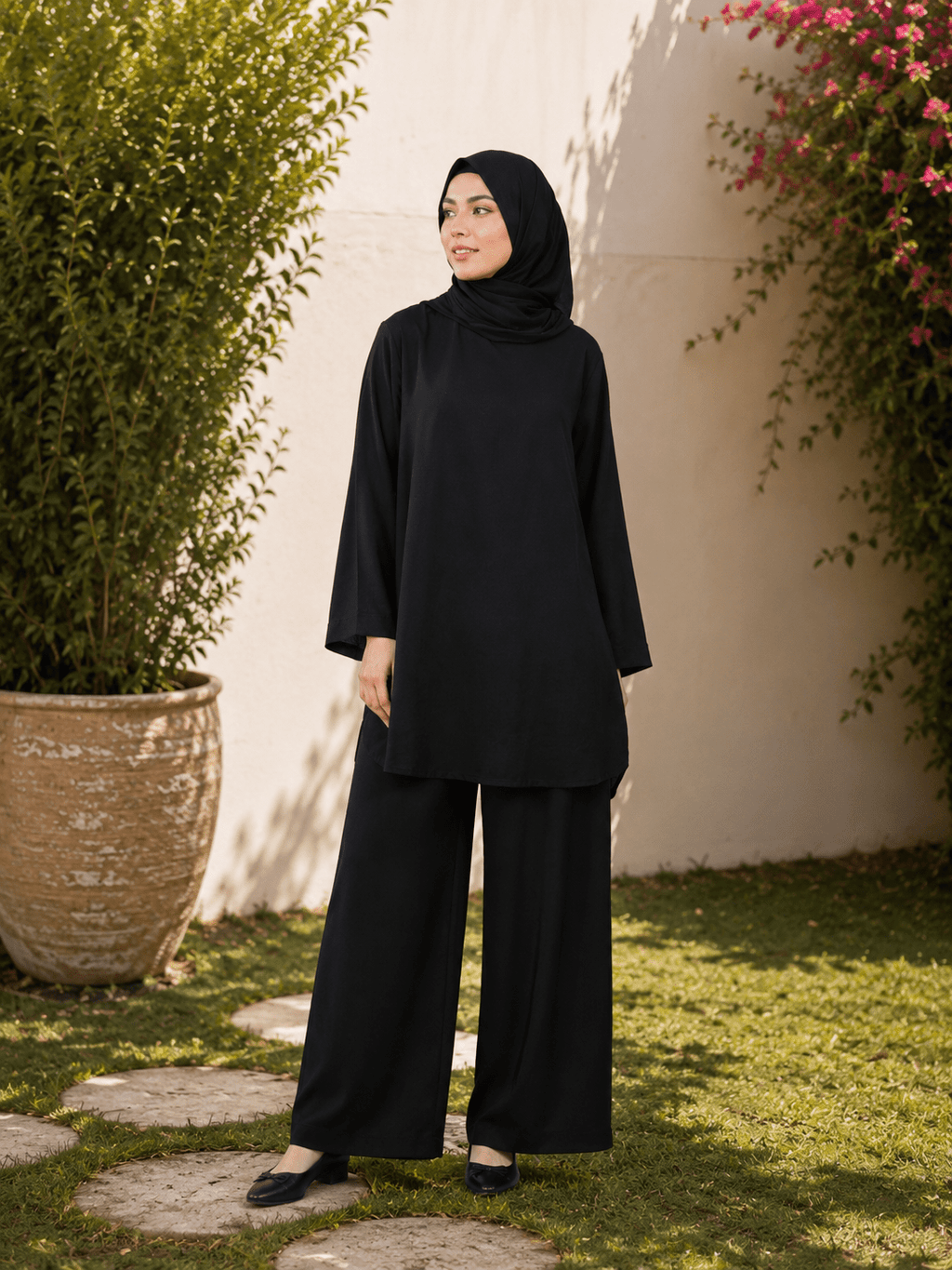 Made to Measure | Essential Linen Suit - Black Tunic