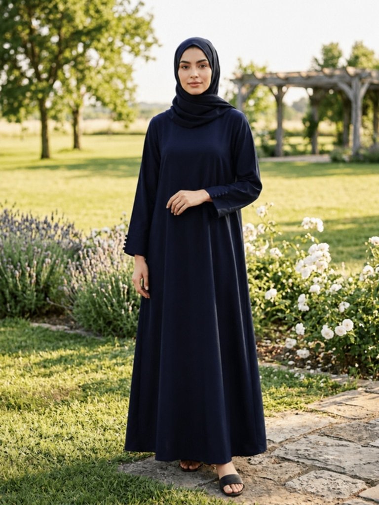 Hajj&Umrah | Premium Cotton Abaya in Twilight - Fasilah
