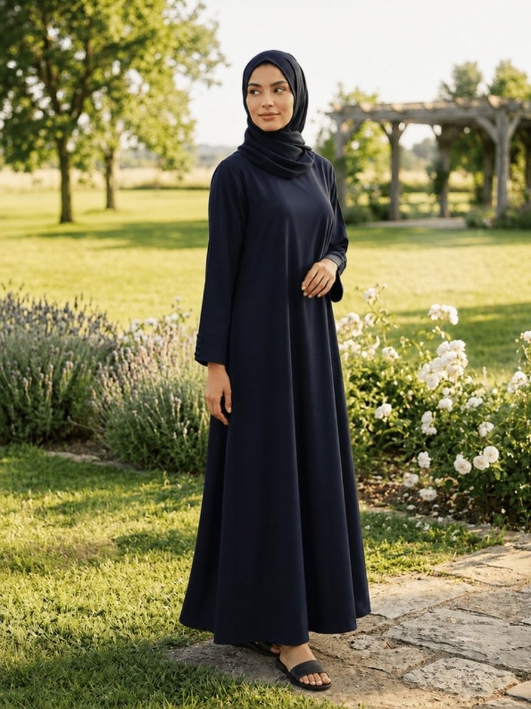Hajj&Umrah | Premium Cotton Abaya in Twilight - Fasilah
