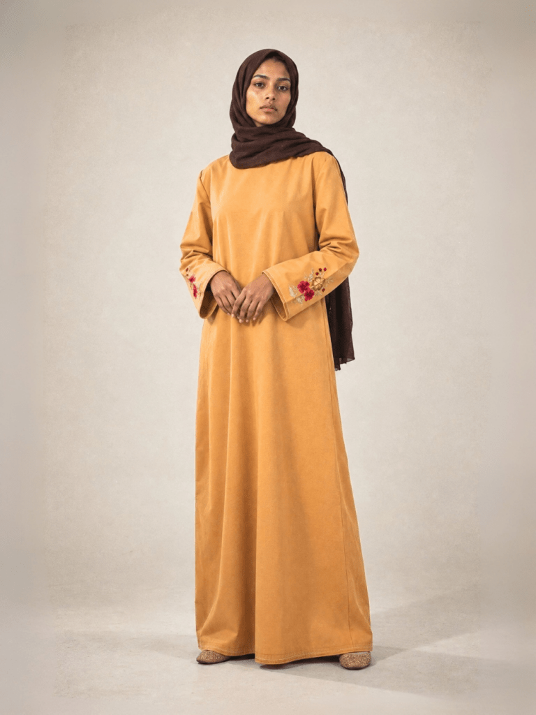 Heritage Cotton Abaya - Camel - Fasilah