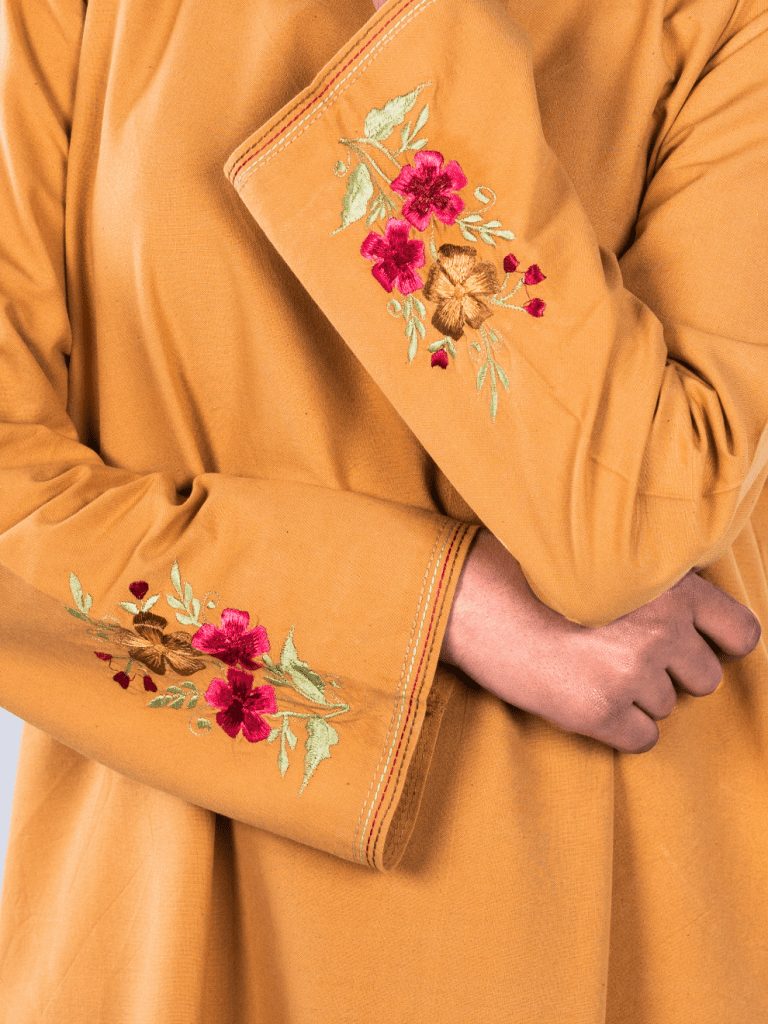 Heritage Cotton Abaya - Camel - Fasilah