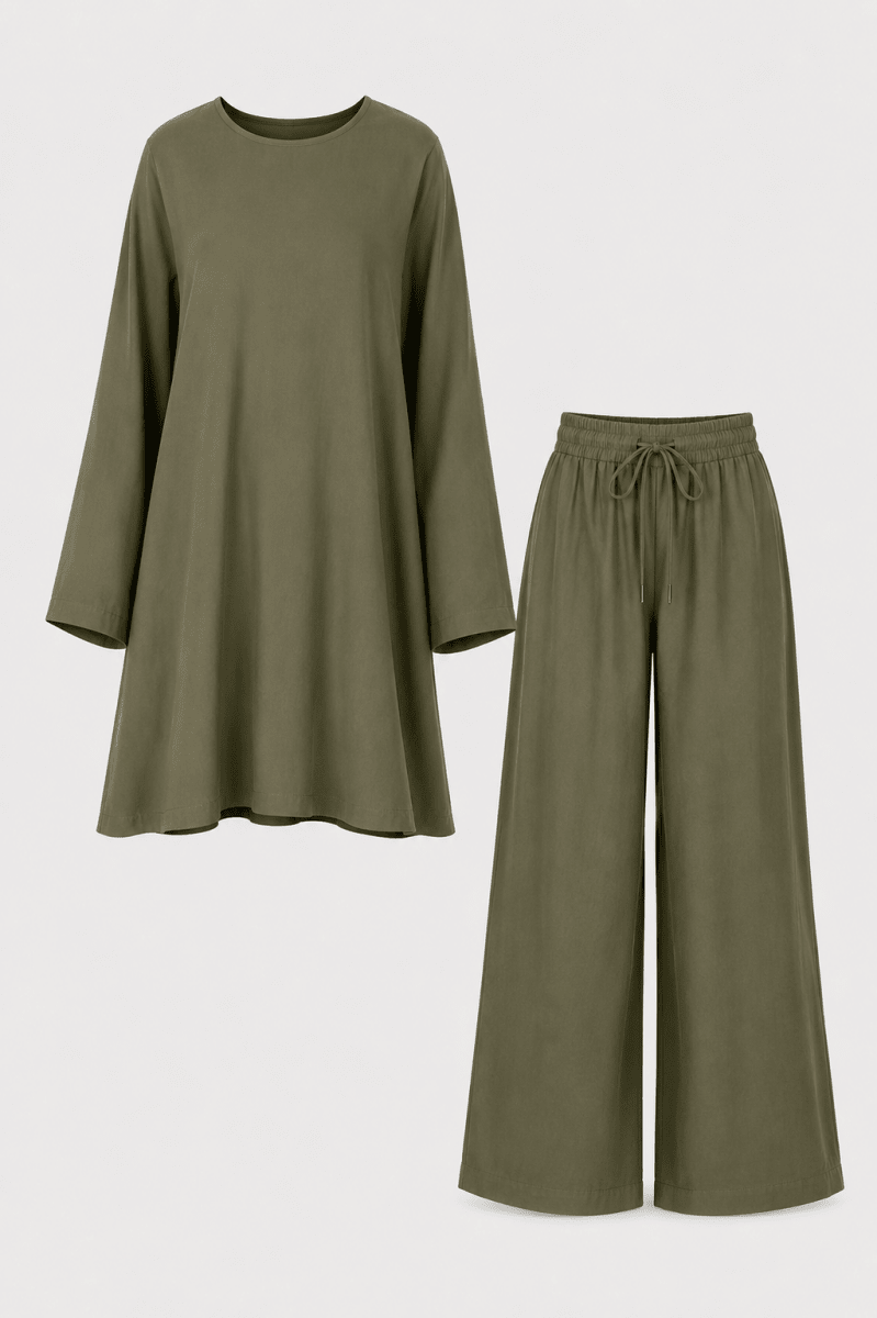 Made to Measure | Essential Linen Set - Tunic & Trousers - Fasilah