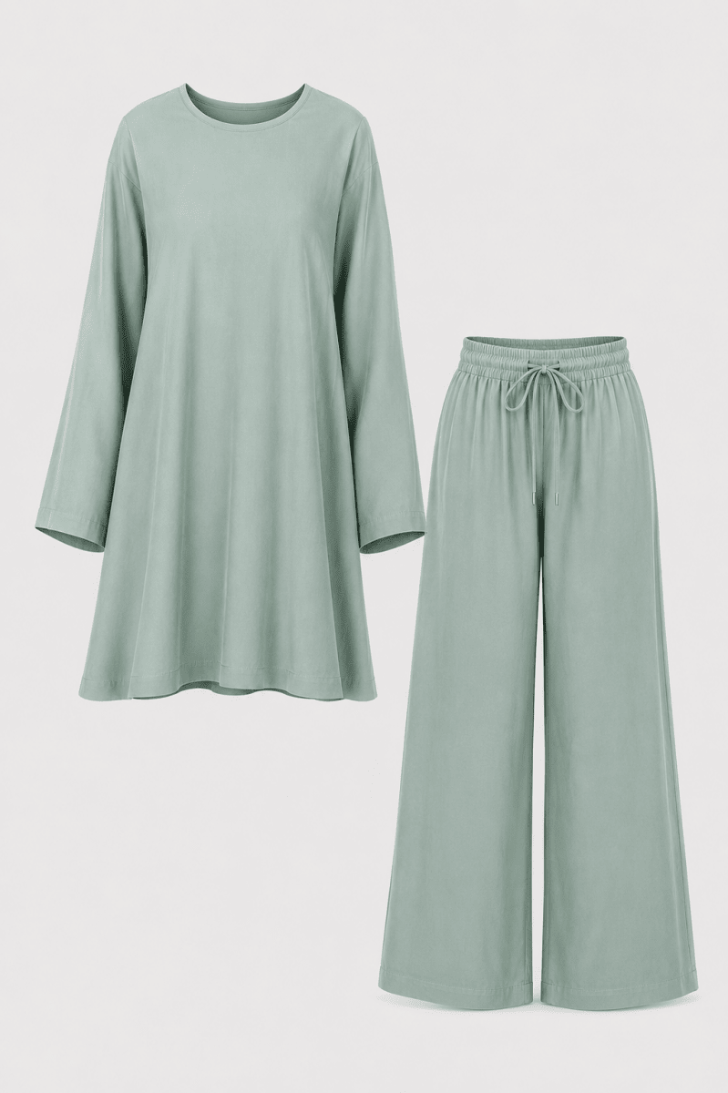 Made to Measure | Essential Linen Set - Tunic & Trousers - Fasilah