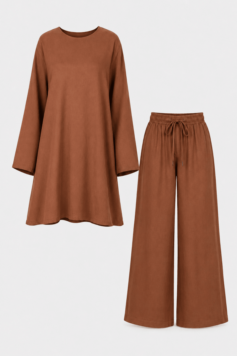 Made to Measure | Essential Linen Set - Tunic & Trousers - Fasilah