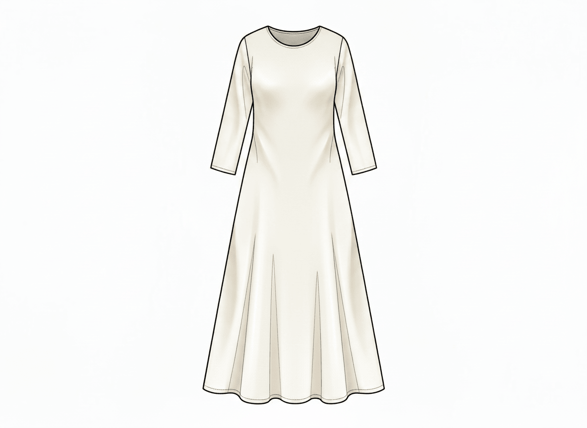 Sur mesure | Abaya coupe ample Couleur personnalisée