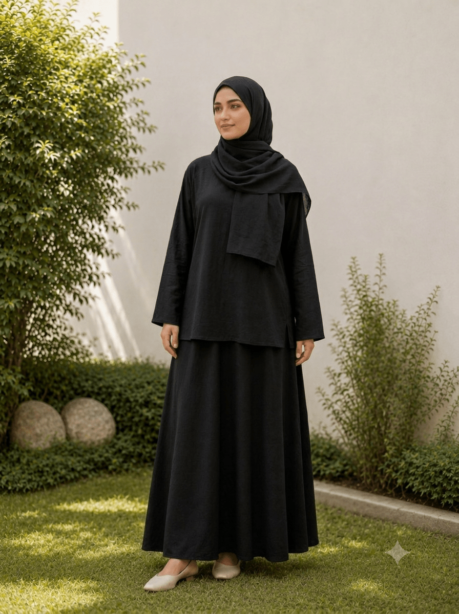 Made to Measure | Linen Blouse & Skirt - Fasilah