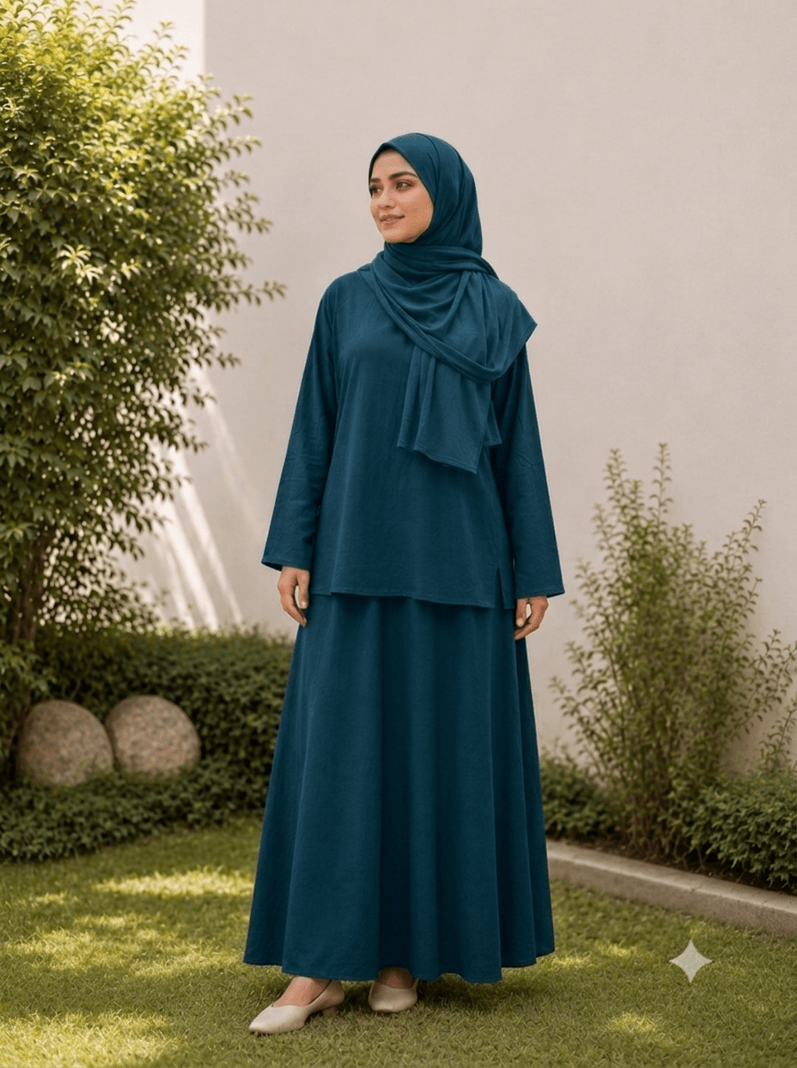 Made to Measure | Linen Blouse & Skirt - Fasilah