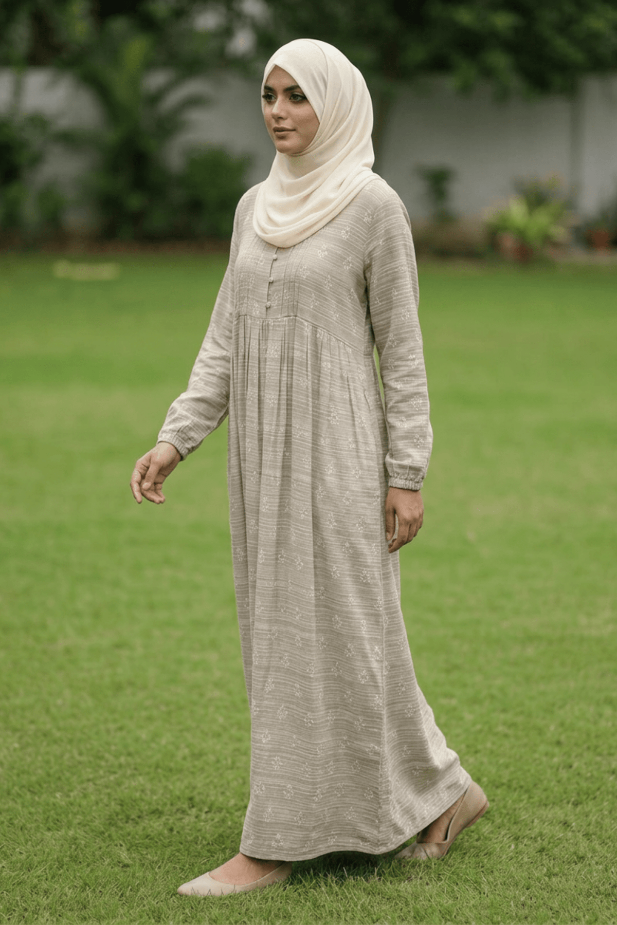Maternity Maxi Dress - Mocha - Fasilah