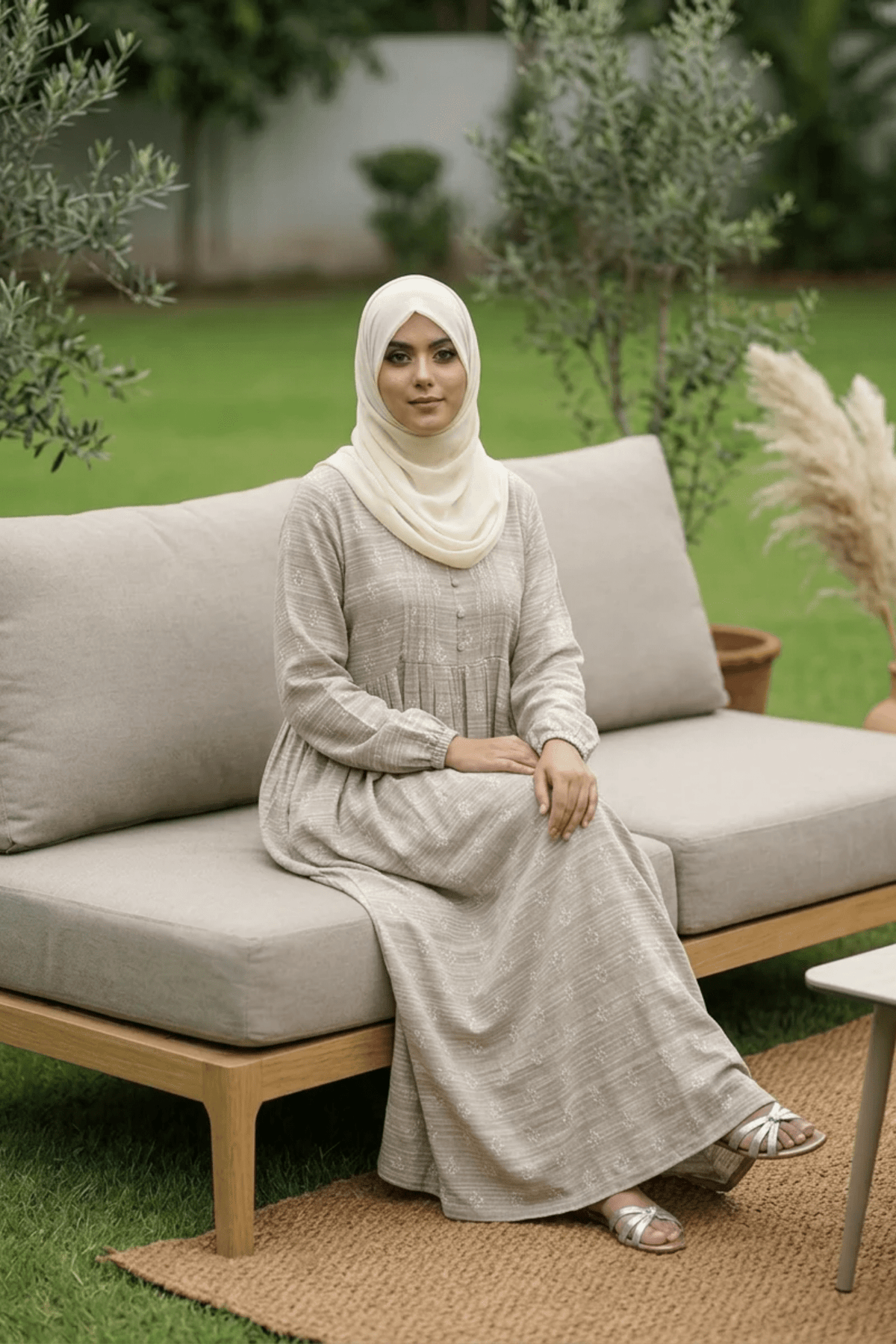 Maternity Maxi Dress - Mocha - Fasilah