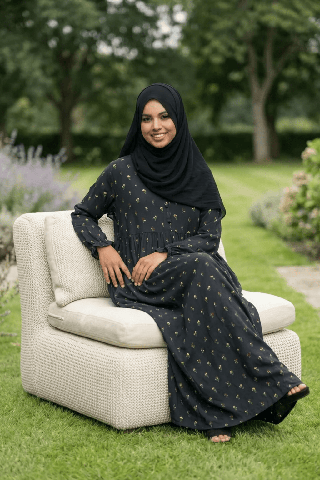 Maternity Maxi Dress - Wildflowers - Fasilah