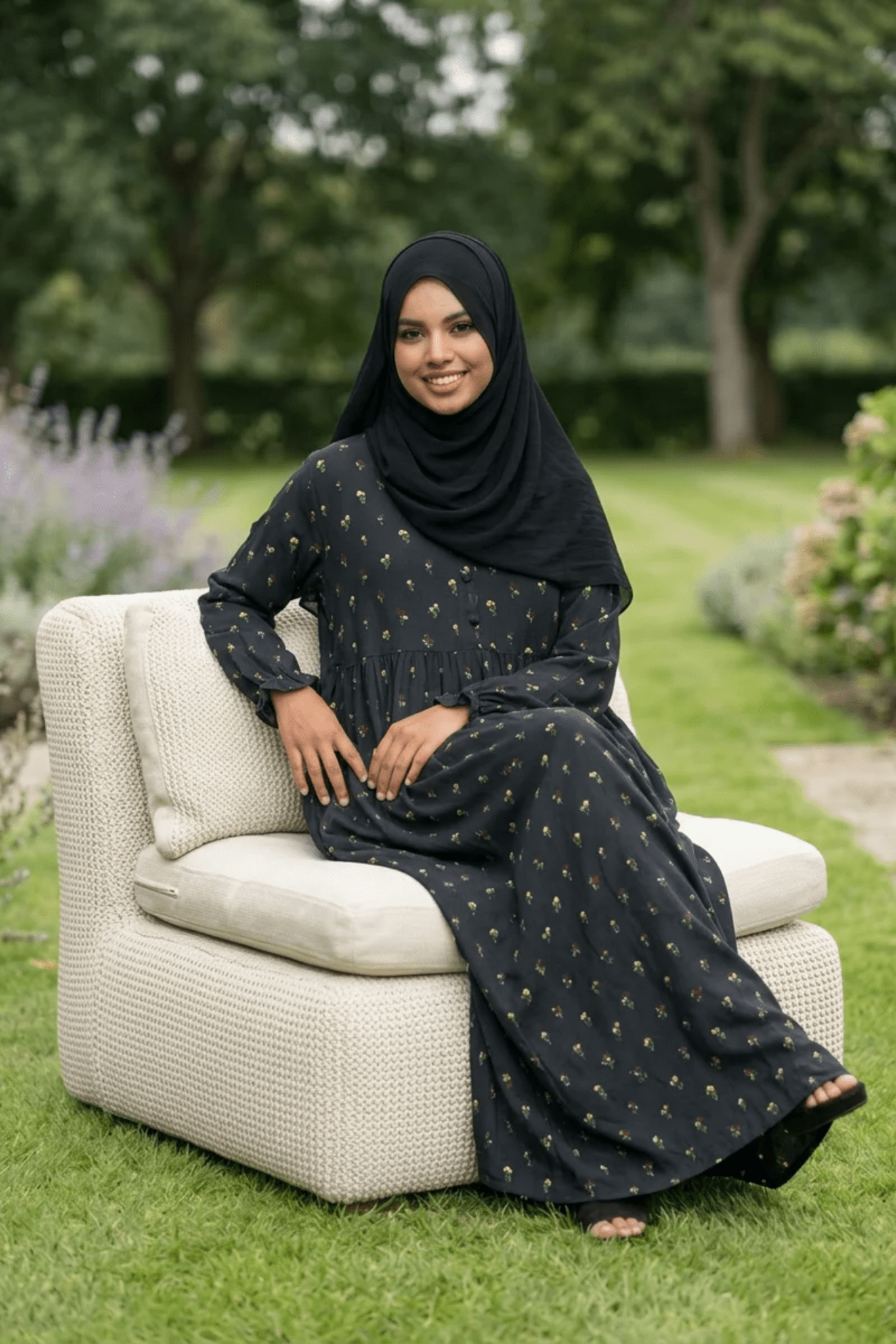 Maternity Maxi Dress - Wildflowers - Fasilah