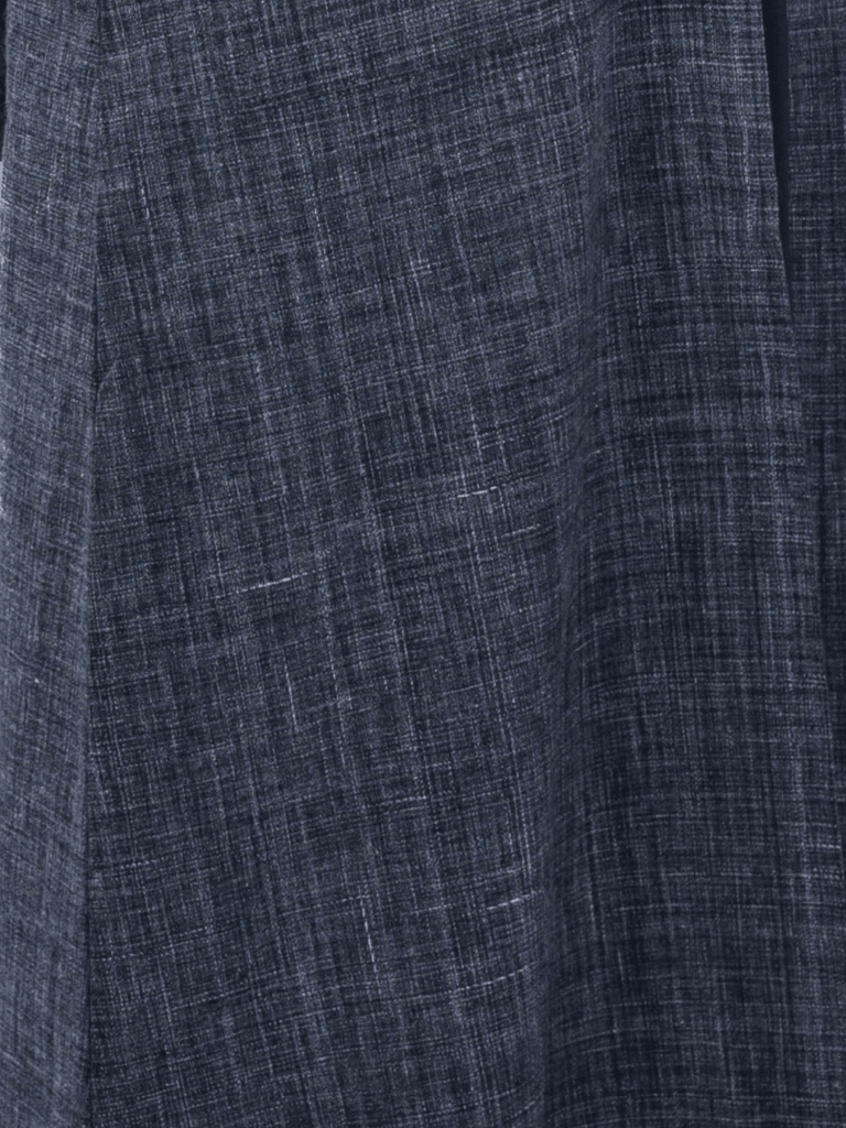 Minimalist Open Abaya – Checked Charcoal - Fasilah