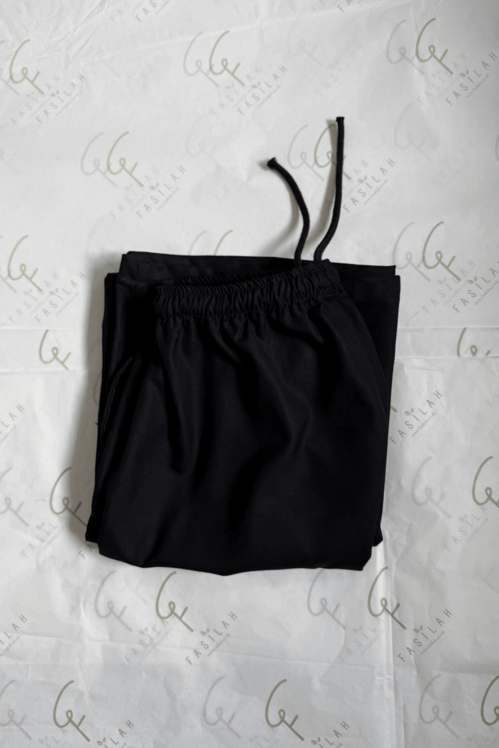 Signature Cotton Trousers in Black - Fasilah